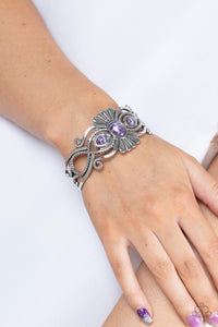 Bracelet Cuff,Purple,Rural Rumination Purple ✧ Bracelet
