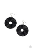 Fan the Breeze Black ✧ Earrings Earrings