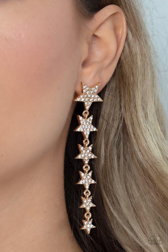 Americana Attitude Gold ✧ Star Post Earrings