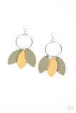 Leafy Laguna Multi ✧ Leather Earrings Earrings