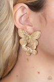 Blushing Butterflies Gold ✧ Post Earrings
