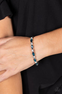 Blue,Bracelet Hinged,Petitely Powerhouse Blue ✧ Hinged Bracelet