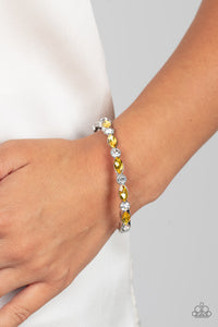 Bracelet Hinged,Yellow,Petitely Powerhouse Yellow ✧ Hinged Bracelet