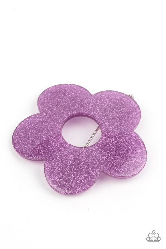Flower Child Garden Purple ✧ Hair Clip