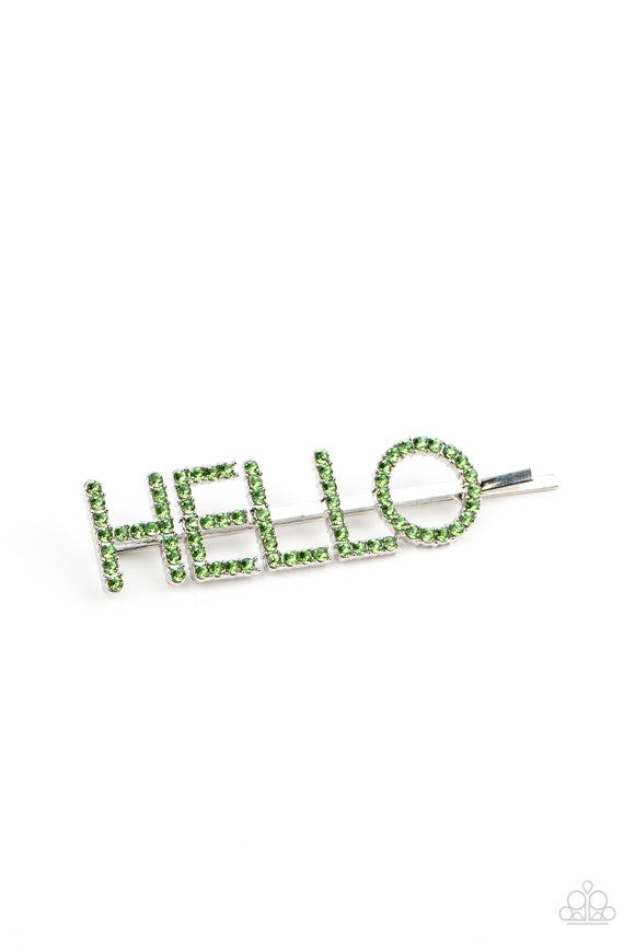Hello There Green ✧ Bobby Pin Bobby Pin Hair Accessory