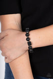 Timber Trendsetter Black ✧ Wood Bracelet Stretch Bracelet