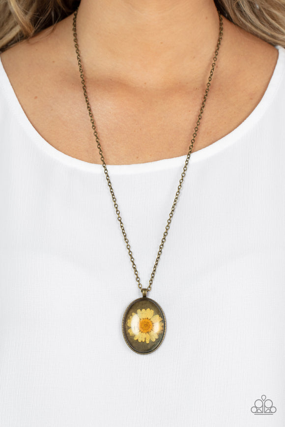 Prairie Passion Orange ✧ Necklace Long