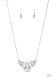 Thunderstruck Teardrops White ✧ Necklace Short