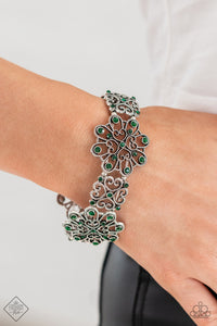 Bracelet Stretchy,Glimpses of Malibu,Green,Regal Recognition Green ✧ Bracelet