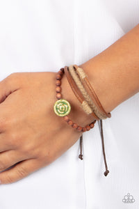 Bracelet Knot,Brown,Green,Urban Bracelet,Existential Earth Child Green ✧ Bracelet