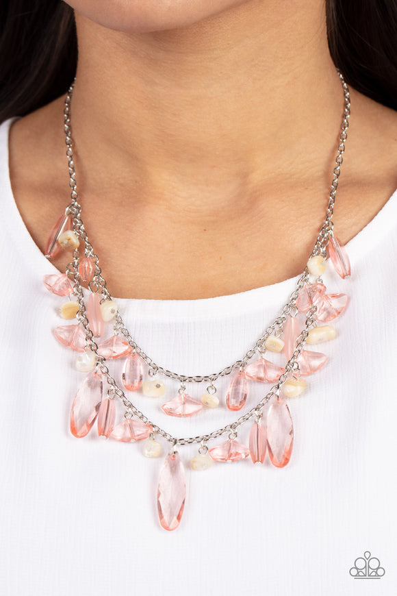 Candlelit Cabana Pink ✧ Necklace Short