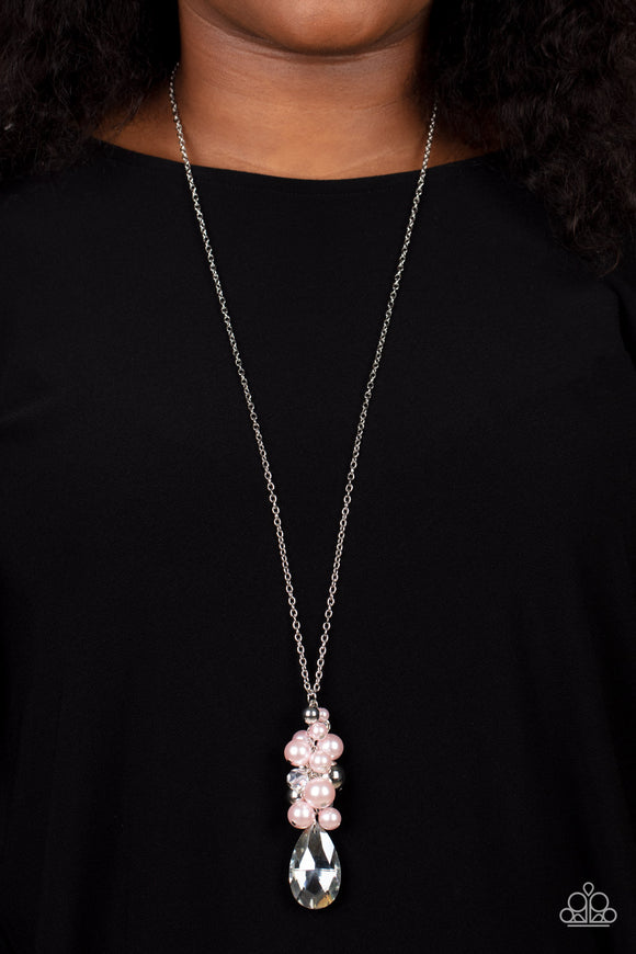 Drip Drop Dazzle Pink ✧ Necklace Long
