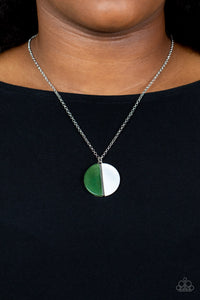 Green,Jade,Necklace Short,Elegantly Eclipsed Green ✧ Necklace