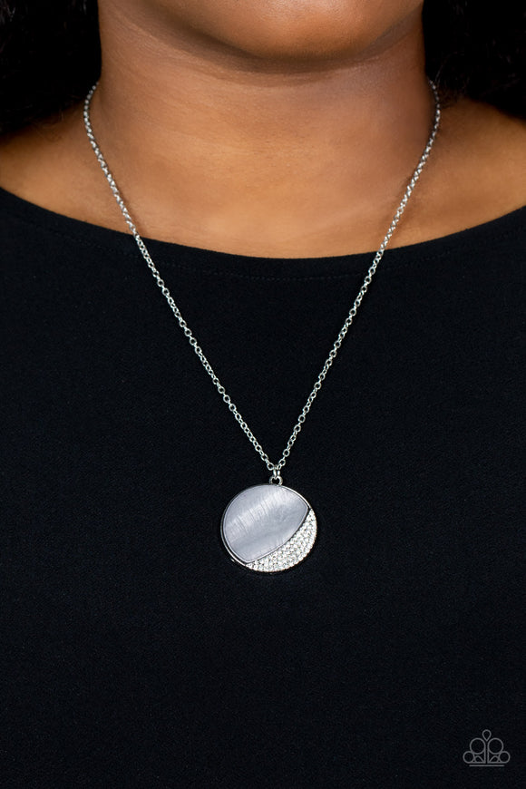 Oceanic Eclipse Silver ✧ Necklace Short