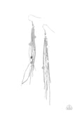 Cosmic Cascade Silver ✧ Earrings Earrings