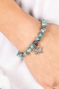 Black Diamond Exclusive,Blue,Bracelet Stretchy,Butterfly,Multi-Colored,Butterfly Nirvana Blue  ✧ Bracelet