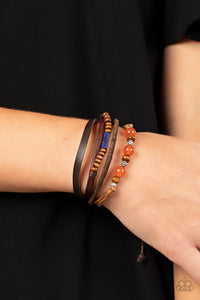 Blue,Bracelet Knot,Brown,Orange,Urban Bracelet,Public In-QUARRY Multi ✧ Urban Bracelet