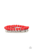 Catalina Marina Red ✧ Stretch Bracelet Stretch Bracelet
