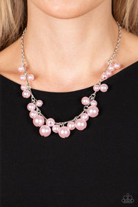 Light Pink,Necklace Short,Pink,Tearoom Gossip Pink ✨ Necklace