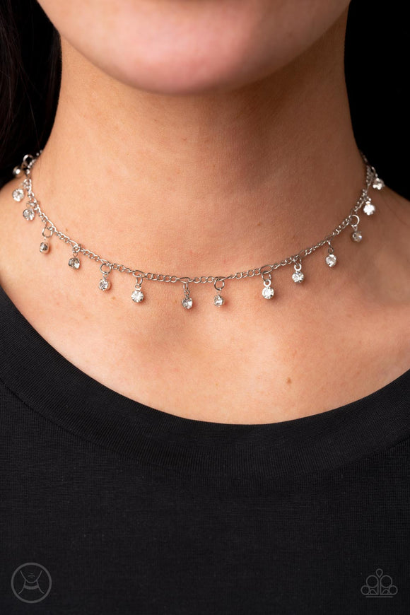 Bringing SPARKLE Back White ✧ Choker Necklace Choker Necklace