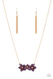 Petunia Picnic Purple ✧ Necklace Short