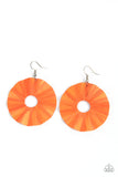 Fan the Breeze Orange ✧ Earrings Earrings
