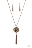 Rosy Redux Copper ✧ Necklace Long