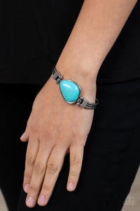 Blue,Bracelet Clasp,Turquoise,Badlands Bounty Blue ✧ Bracelet