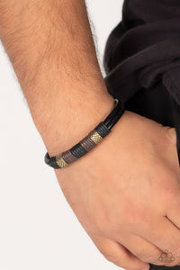 Black,Bracelet Knot,Brass,Brown,Urban Bracelet,Forest Dweller Brass ✧ Urban Bracelet