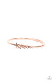 Astrological A-Lister Copper ✧ Star Bangle Bracelet