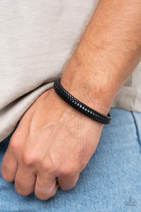 Black,Bracelet Magnetic,Leather,Urban Bracelet,HAUTE-breaker Black ✧ Magnetic Bracelet