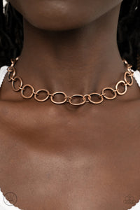 Necklace Choker,Necklace Short,90s Nostalgia Copper ✧ Choker Necklace