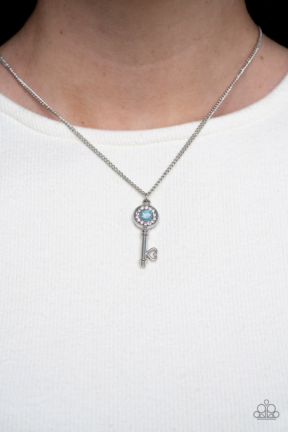 Prized Key Player Blue ✨ Necklace Short