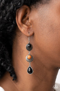 Black,Earrings Fish Hook,Multi-Colored,Orange,Tahoe Trailblazer Multi ✧ Earrings