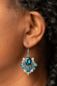 Blue,Earrings Fish Hook,Glitzy Go-Getter Blue ✧ Earrings