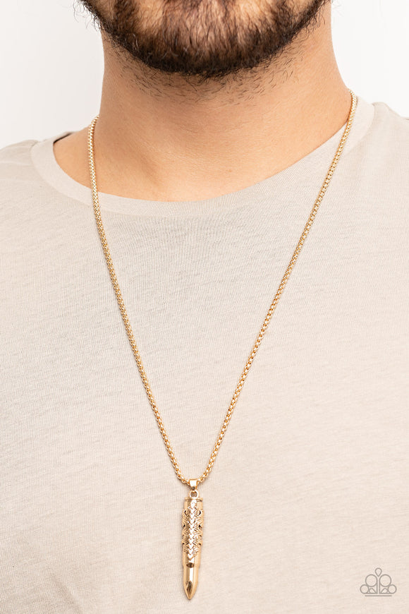 Mysterious Marksman Gold ✨ Necklace Long
