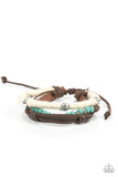 Timber Trail Blue ✧ Wood Bead Urban Bracelet