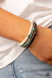 Timber Trail Blue ✧ Wood Bead Urban Bracelet