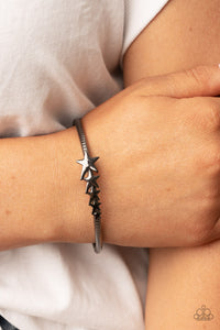 Black,Bracelet Bangle,Gunmetal,Astrological A-Lister Black ✧ Bangle Bracelet