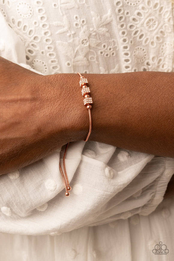 Roll Out the Radiance Copper ✧ Sliding Bead Bracelet