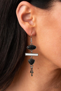 Black,Earrings Fish Hook,Sets,Adventurously Artisan Black ✧ Earrings
