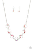 Blissfully Bubbly Pink ✧ Necklace Short