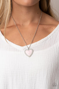 Hearts,Light Pink,Pink,Heart Full of Luster Pink ✧ Necklace