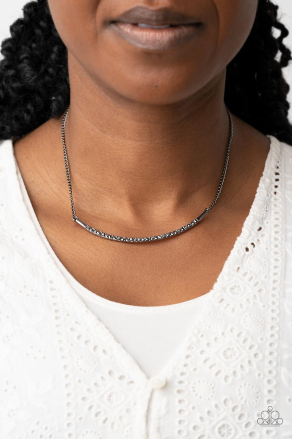 Collar Poppin Sparkle Black ✨ Necklace Short