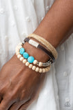 DRIFTER Away Blue ✧ Wooden Bead Urban Bracelet Urban Bracelet