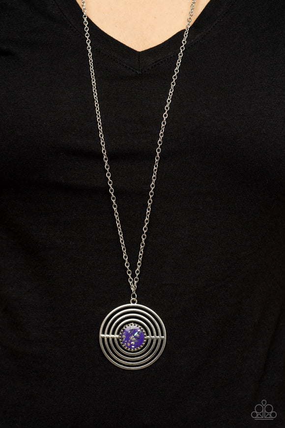 Targeted Tranquility Purple ✧ Necklace Long