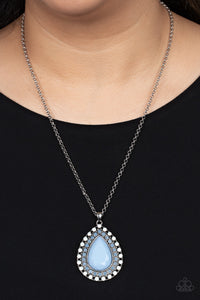 Blue,Necklace Long,DROPLET Like Its Hot Blue ✧ Necklace