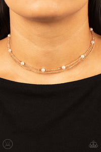 Gold,Necklace Choker,Necklace Short,Daintily Dapper Gold ✧ Choker Necklace