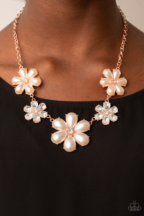 Fiercely Flowering Copper ✧ Necklace Short