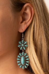 Blue,Earrings Fish Hook,Turquoise,Richly Rustler Blue ✧ Earrings